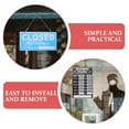 thumbnail image 3 of LEEYNEER Open And Closed Sign Business Hours Sign Sunlight Resistant 2Pcs, 3 of 8