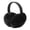 Black, variant on Winter Ear Muffs for Women Men Foldable Fleece Lined Windproof Thermal Earmuffs Cold Weather Ear Warmers for Outdoor Sports Faux Rabbit Fur Adjustable Headband