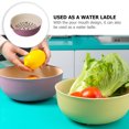 thumbnail image 3 of Kitchen Strainer 2-in-1 Kitchen Colander Bowl Set Plastic Colander with Storage Holder, 3 of 6