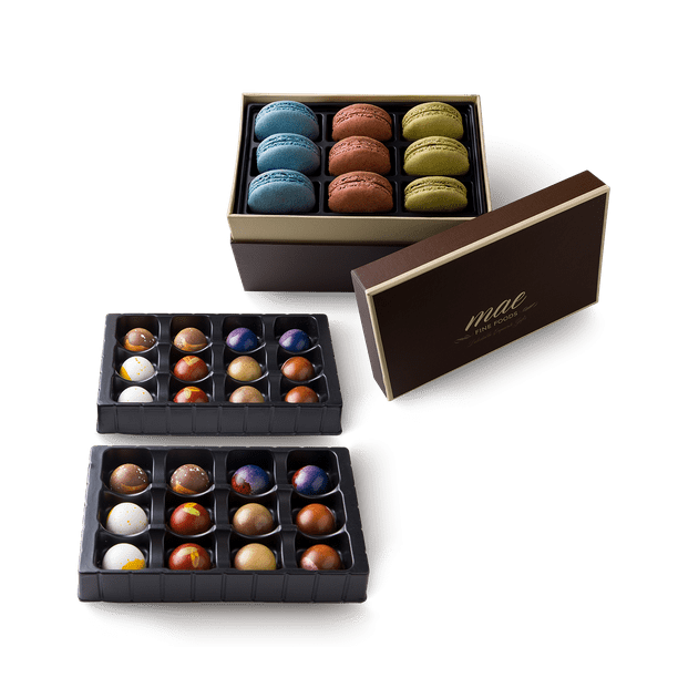 Gourmet chocolate bonbons and french macarons gift set large Gourmet Chocolate Bonbons and French Macarons Gift Set Large - Walmart.com - Walmart.com