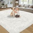 thumbnail image 4 of 8x10 Area Rug for Living Room:Ultra Soft Fluffy Shag Beige Rugs,Large Fuzzy Plush Indoor Non Slip Carpet Washable Rug for Bedroom Kids Nursery Office Dorm Modern Decor(White 8'x10'), 4 of 7