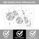 thumbnail image 2 of 96 Pieces 70's Disco Party Tableware Set 70s Disco Birthday Party Supplies Silver Disco Ball Party Paper Plates Napkins Forks for 24 Guests, 2 of 4
