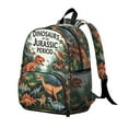 thumbnail image 2 of Cute Dinosaur Pattern Backpack Backpack for School,Cute School Bag,Schoolbag with Adjustable Shoulder Straps & Padded Back,13.8"x11.4"x6", 2 of 6