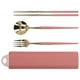 thumbnail image 3 of Travel Cutlery, Corrosion Resistant Stainless Steel Tableware Set Harmless Exquisite Portable For School For Camping For Hotel ANGGREK Otros, 3 of 8