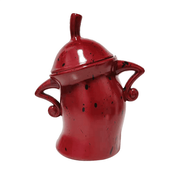 Rollbacks & More Canister with Attitude,Fun Airtight Kitchen Storage Canisters,Cute Food Tank Lid Red