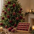thumbnail image 4 of Christmas Decorations Indoor Under 10$ Clearance! Christmas Decorations 16Piece Flocked Christmas Balls Christmas Decoration SetMultiple Styles Of Christmas Tree Decorations Can Used For Other Party, 4 of 9