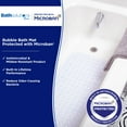 thumbnail image 5 of Kenney Microban Protected Bubble Bath Mat, 26.75" L x 14.5" W, Clear, 5 of 7