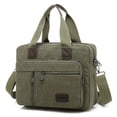 thumbnail image 4 of EIMELI Men‘s Handbag Canvas  Briefcase  Classic Messenger Bag  Multiple Pockets, 4 of 7