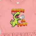 thumbnail image 4 of Inktastic Rawr I'm Two Dinosaur Girls Toddler Dress, 4 of 5
