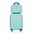 thumbnail image 3 of Tripcomp Luggage Sets 4 Piece Suitcase Set (14/20/24/28)Hardside Suitcase with Spinner Wheels Lightweight Carry on Luggage(Light Blue), 3 of 10