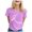 Purple, variant on Womens tshirts printed short sleeve crew neck casual blouse trendy flowy clothing ladies basic tshirts comfortable daily wear tops