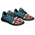 thumbnail image 6 of Memorial Day Veteran Remembrance Veteran Stnding Before The Cross Patriotic Shoes Sneakers Black Size 13, 6 of 7