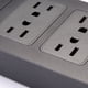 thumbnail image 2 of Injueey Enchufe de EE. UU. Adaptador de enchufe de tira de alimentación Smart 4 Outlet 4 Puerto USB Protector contra sobretensiones Cable Electrónica, 2 of 6
