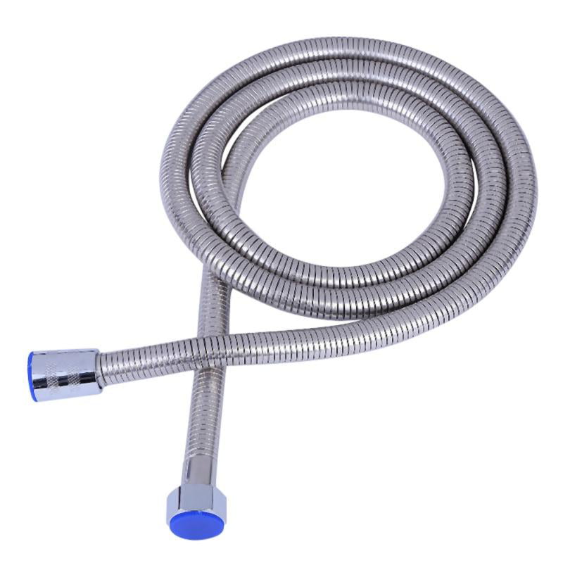 Bathroom Chrome Stainless Steel Flexible Stretch Water Hose Shower Hose 59"
