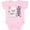 AD-Pink, variant on My Great Aunt Loves Me- cute and happy llama Boys or Girls Baby Bodysuit