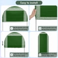 thumbnail image 5 of Green Greek Key Arch Backdrop Cover, Spandex Fitted Wedding Arch Cover, Geometric Greece Ancient Farmhouse Geo Round Top Stand Covers for Birthday Ceremony Bridal Shower Party Decor 7.2x4 Ft, 5 of 9