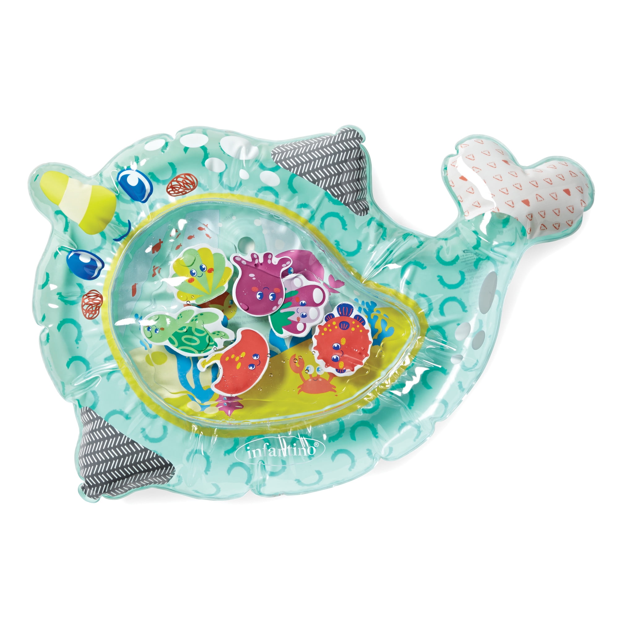 Infantino Narwhal & Sea Pals Pat & Play Baby Activity Mat, 6-12 Months
