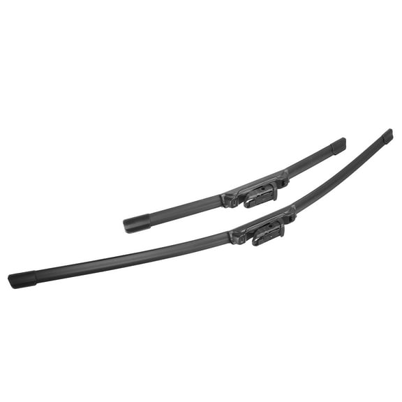 Unique Bargains 2pcs 26" 15" Silicone Front Windshield Wiper Blade for Ford Fiesta 2009-2017 Top-Lock / Push Button