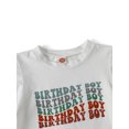 thumbnail image 3 of MINKIDFASHION Little Boys Short Sleeve Letter Tees Birthday Boy Clothing, 3 of 6