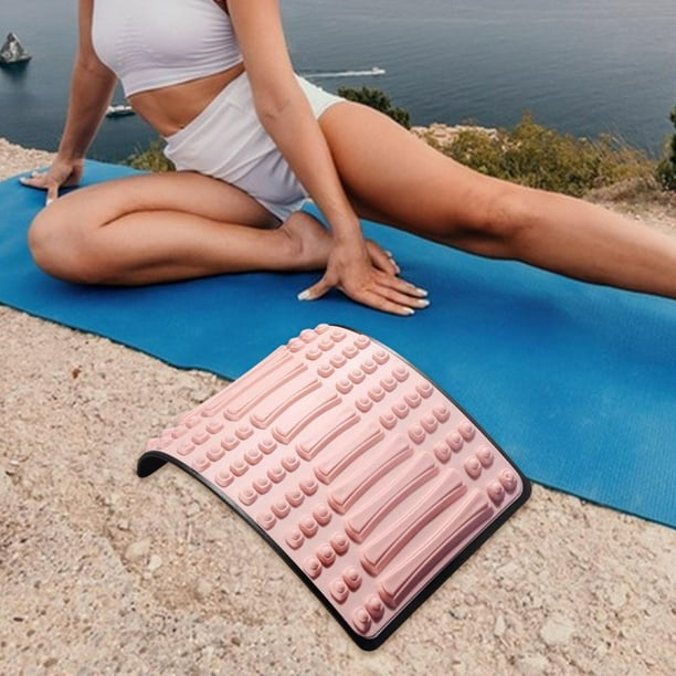 Sporter de masajeador ajustable Back STRACTer Dispositivo de agrietamiento Adultos Soporte r del gimnasio Rosa