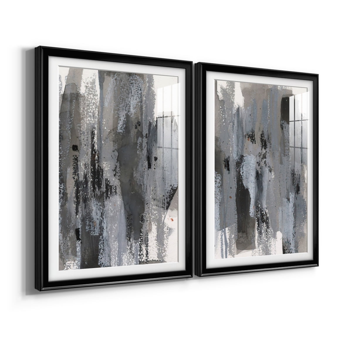 Wexford Home Loft Pastel III Premium Framed Print, 26.5" x 36.5" - Ready to Hang, Black (Set of 2)