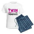 thumbnail image 5 of CafePress - Its A Twin Thing, You Wouldnt Understand Pajamas - Women's Short Sleeve Print T-Shirt and Pants Light Cotton Pajama Set, 5 of 7