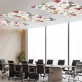 thumbnail image 5 of Fluorescent Light Covers 1 Pack 4x2 ft Red Mushroom Butterfly Ceiling Light Covers Leaf Star Moon Light Filters for Classroom, Office & Home, Drop Ceiling Light Covers, 5 of 8