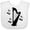 AA-White, variant on Inktastic Harp Silhouette Music Gift Boys or Girls Baby Bib