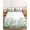Green/White, variant on Cal.King Size Fitted Sheet Set - Wildflower Leaf 3 Piece Bedding Sets 16" Deep Pocket Fitted Sheet with 2 Pillowcases, Green Floral Botanical White Watercolor Brushed Microfiber Hotel Bed Sheets