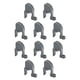 thumbnail image 2 of Kenally Clips para guardabarros de barcos, tacos de riel duraderos y fiables, soportes de suspensión de pontones de ajuste rápido Gris 10piezas, 2 of 6
