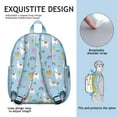 thumbnail image 3 of Adorable Alpaca Student Backpack – Cute Llama Cartoon Pattern with Kawaii Design, Lightweight and Durable for School, 3 of 6