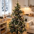 thumbnail image 4 of Clear Acrylic Crystal Swag Garland Ornaments,3Pcs Triple Layer Teardrop Bead Chain with Hooks for Christmas Tree, Wedding Mantel Party Home Decor, 11.81in by XSAOP, 4 of 8