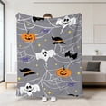 thumbnail image 6 of Yeciiwht Halloween Blanket - Soft Flannel Throw Blankets Warm Cozy Nap Blanket for Sofa, Couch, Bedroom & Office, Festive Decorative Blanket for All Seasons, 6 of 9