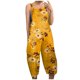 thumbnail image 2 of Mono informal suelto con estampado de tiras y bolsillos bonitos para mujer, 2 of 4