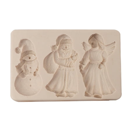 

JULYING Chocolate Candy Sugar Craft Paste Mold Art Silicone Soap Mold Household Candle Molds DIY Handmade Christmas Theme