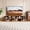 Walnut, variant on DRNANLIT Modular TV Stand with Open Storage, Free-Combination Media Console for Living Room, Wood