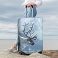 thumbnail image 7 of Gukieu Winter Reindeer In Snowy Mountains Print Suitcase Protective Cover, Elastic Zipper Buckle Suitcase Protective Cover, Suitable for Travel, Business Trip-X-Large, 7 of 7