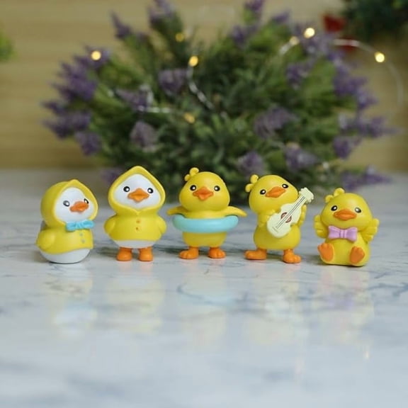 Cute Bird Chicks Set of 6 Miniature Set for Unique Gift