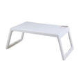 thumbnail image 2 of Mesa portátil para computadora portátil, mesa de regazo, bandeja para cama, mesa perezosa, mini mesa creativa multiusos Blanco, 2 of 9