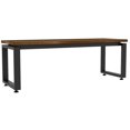 thumbnail image 4 of RST Brands Emery Composite Wood Dining Bench in Caramelo, 4 of 6