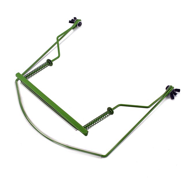 HLONK Support de Cou Harmonica 10 Trous Cadre en Métal Modèle Harmonica Accessoire d'Orgue (Vert)