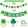 thumbnail image 4 of Kit de decoración para el Día de San Patricio, DAZONGE, con espirales colgantes de 40 quilates, 4 of 8