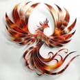 thumbnail image 2 of Phoenix Design Metal Wall Sculpture Sun Style Decorative Wall Art, 2 of 7