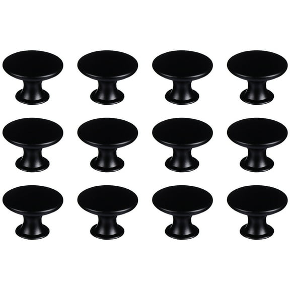 12pcs Round Head Drawer Handle Antique Single Hole Drawer Furniture Knob