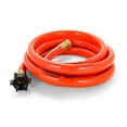 Camco 22999 RhinoFLEX 10ft Clean Out Hose System with Rinse Cap for RV