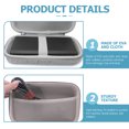 thumbnail image 3 of WRITWAA Camera Pouch Instant Camera Bag Grey Anti-Drop for Daily Use 1Pack, 3 of 7