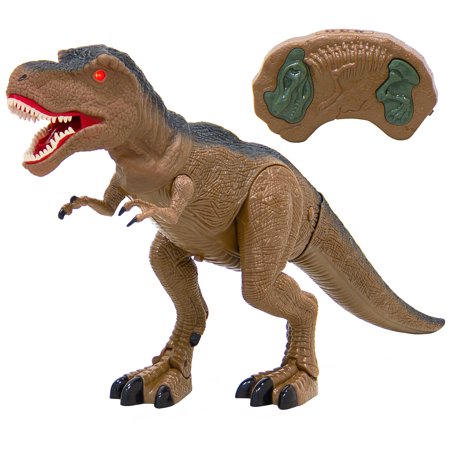 Best Choice Products 21in Kids Remote Control T-Rex Walking Dinosaur Play Toy Tyrannosaurus w/ Lights, Sounds - (Best Rc Servo Brand)