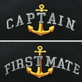 thumbnail image 2 of DALIX Matching Captain And First Mate Hat Set Embroidered Ball Cap in Black, 2 of 7