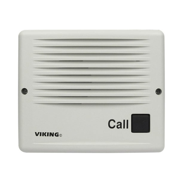 Viking Electronics E-20-IP - design Monté en Surface - Téléphone d'Entrée de Porte - Câblé - Gris Clair