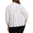 thumbnail image 2 of NYDJ womens  Plus Pintuck Blouse, 3X, 2 of 3